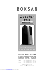 Roksan Audio Caspian FR-5 User Manual