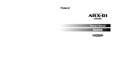 Roland SuperNATURAL ARX-01 Owner's Manual