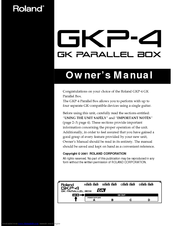 Roland GKP-4 Owner's Manual