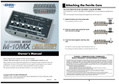 Roland Edirol M-10MX Owner's Manual