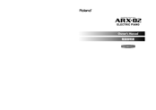 Roland ARX-02 Owner's Manual