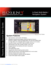 Rosen DS-TY0840-N11 Quick Start Manual