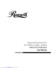 Rosewill RX81US-HT35B-BLK User Manual