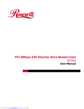 Rosewill RC403 User Manual