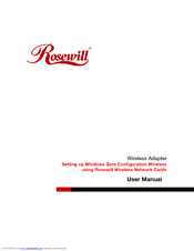 Rosewill Network Card User Manual