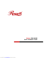 Rosewill RNX-56USB Quick Installation Manual