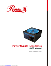 Rosewill Power Supply User Manual