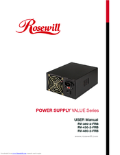 Rosewill RV-380-2-FRB User Manual