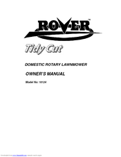 Rover 10124 Owner's Manual