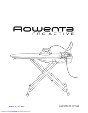 Rowenta Pro Active IC7100 Instructions For Use Manual