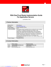 RSA Security SILVERSTREAM 3.75 User Manual