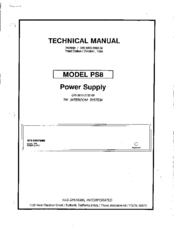 RTS Systems PS8 Technical Manual