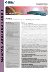 Ruby Tech ES-1126C/D Specifications