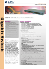 Ruby Tech GS-2148L Technical Specifications