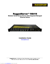 Ruggedcom Ruggedserver Rs416 Manuals Manualslib