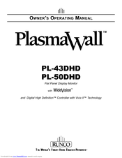 Runco pmn Owner's Operating Manual