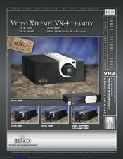 Runco VIDEO XTREME VX-4C Series Specifications