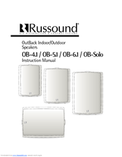 Russound Speakers Instruction Manual