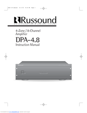 Russound DPA-4.8 Instruction Manual