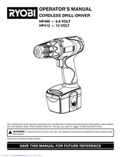 Ryobi HP412 Operator's Manual