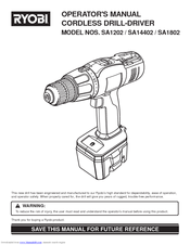 Ryobi SA14402 Manuals | ManualsLib