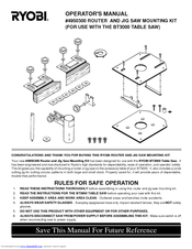 Ryobi 4950300 Operator's Manual