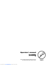 Husqvarna 240RJ Operator's Manual