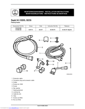 Saab B205 Installation Instructions Manual