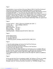 Sabrent Computer Drive User Manual