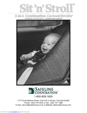 Safeline Sit'n'Stroll Owner's Manual