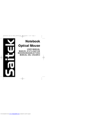 Saitek Notebook Optical Mouse User Manual