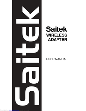 Saitek Wireless Adapter User Manual