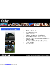 Vivitar CS-821 User Manual