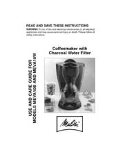 Melitta MEVA10B Use & Care Manual