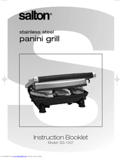 Salton SG-1207 Instruction Booklet
