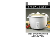Farberware FSRC140 SPECIAL SELECT Use And Care Instructions Manual