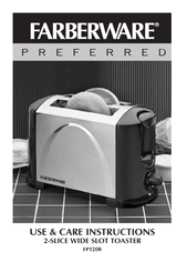 Farberware FPT200 Preferred Use And Care Instructions Manual