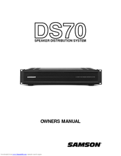 Samson DS70 Owner's Manual