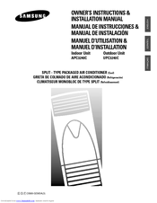 Samsung UPC3240C Owner's Instructions & Installation Manual