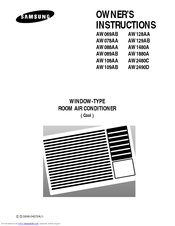 Samsung AW108AA Owner's Instructions Manual