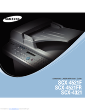 Samsung SCX4521F - B/W Laser - All-in-One User Manual