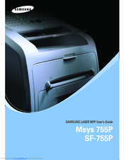 Samsung CF-755P User Manual