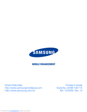 Samsung GH68-19211A User Manual