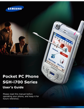 Samsung SGH-i700 Series User Manual