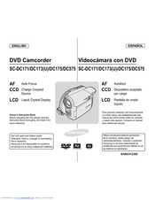 Samsung SC-DC173 - Camcorder - 680 KP Owner's Instruction Manual
