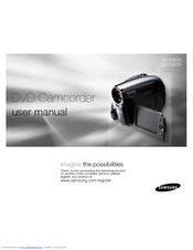 samsung sc-dx103 dvd camcorder manual