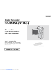 Samsung SC-X105L/X110L Owner's Instruction Book