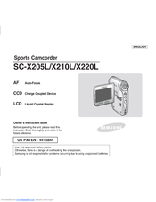 Samsung SC-X220L Owner's Instruction Manual