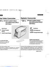 Samsung D375W Owner's Instruction Book