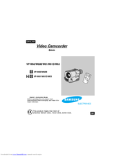 Samsung VP-W60B Owner's Instruction Manual